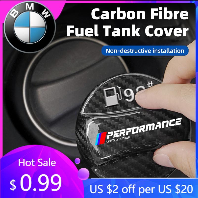 BAGE7 2026 Car Sticker Real Carbon Fiber Gas Fuel Tank Cover Oil Filler Dustproof Cap For BMW Performance F11 G11 F10 F30 G08 G28 G20