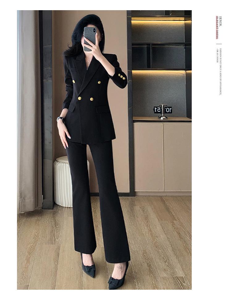 Women's 2025 High-End Professional Suit Set - Spring/Autumn Formal Wear