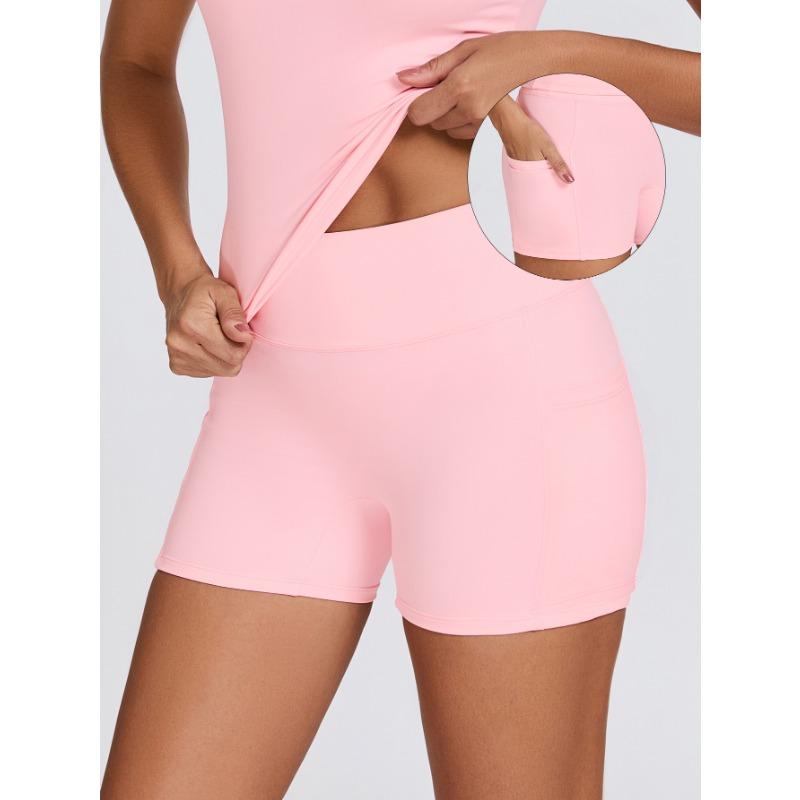 New Suit Quick-drying Yoga Suit Shorts Fitness Belt Pocket Outdoor Running Sports Women