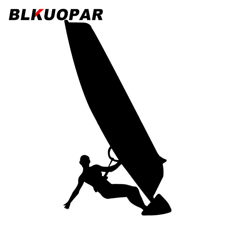 BLKUOPAR Sailboat Surfing Car Stickers JDM Personality Creative Vinyl Die-cut Waterproof Sunscreen Motorcycle Car Accessories