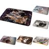 H&B Store Cute Cat Puppy Print Floor Mats Bedroom Carpet Anti-Slip Kitchen Toilet Doormat