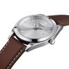 Tissot Reloj de Moda para Hombre con Correa de Cuero y Esfera Plateada T127.410.16.031.00
