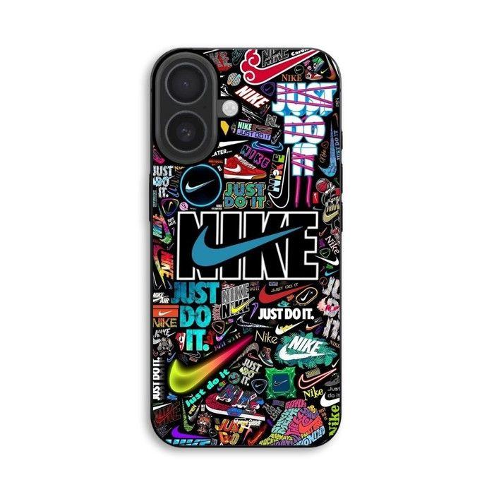 Hülle Für iPhone 18 Nike Air bunt Stil Just Do It Pikachu Goku Maniacase schwarz