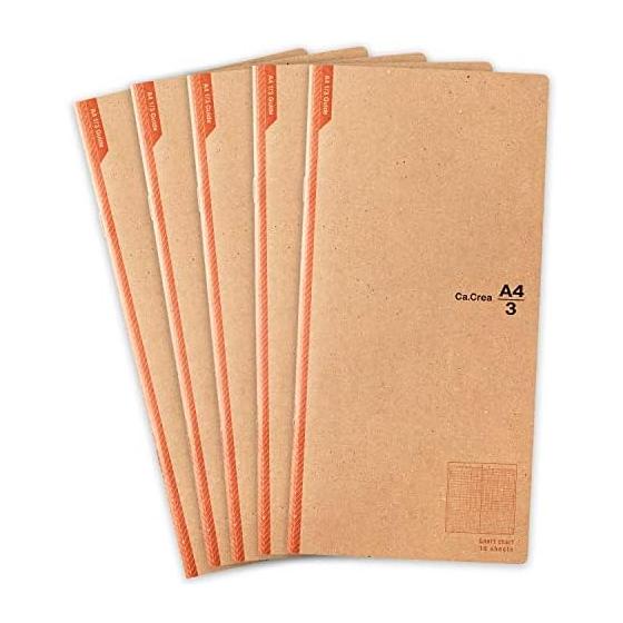 Блокнот Plus Note Memo Pad Ka.Crie Assist Note Schedule 5 шт. Оранжевый / Диаграмма Ганта NO-681TA / 77-836