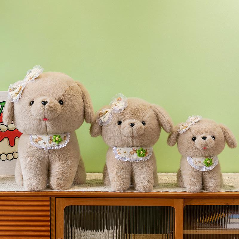 Highland West White Terrier Cute Brown Dog Doll Plush Children Holiday Toy Gift