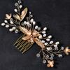 Bridal Handmade Headwear Wedding Dress Crystal Hair Comb New Accessories Factory