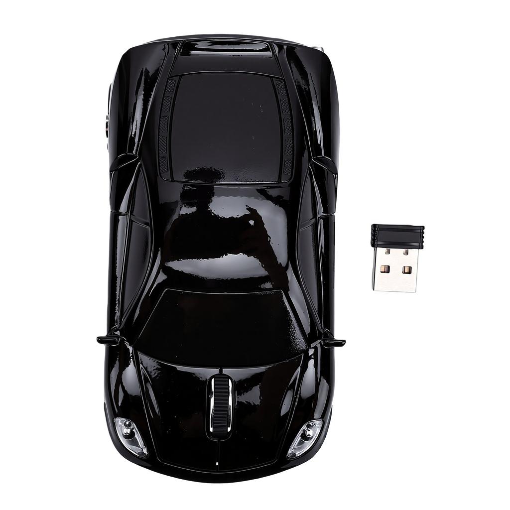 2.4G Sports Car Mouse Automatic Sleep 1600 DPI Wireless Car Shaped Mouse for PC Computer