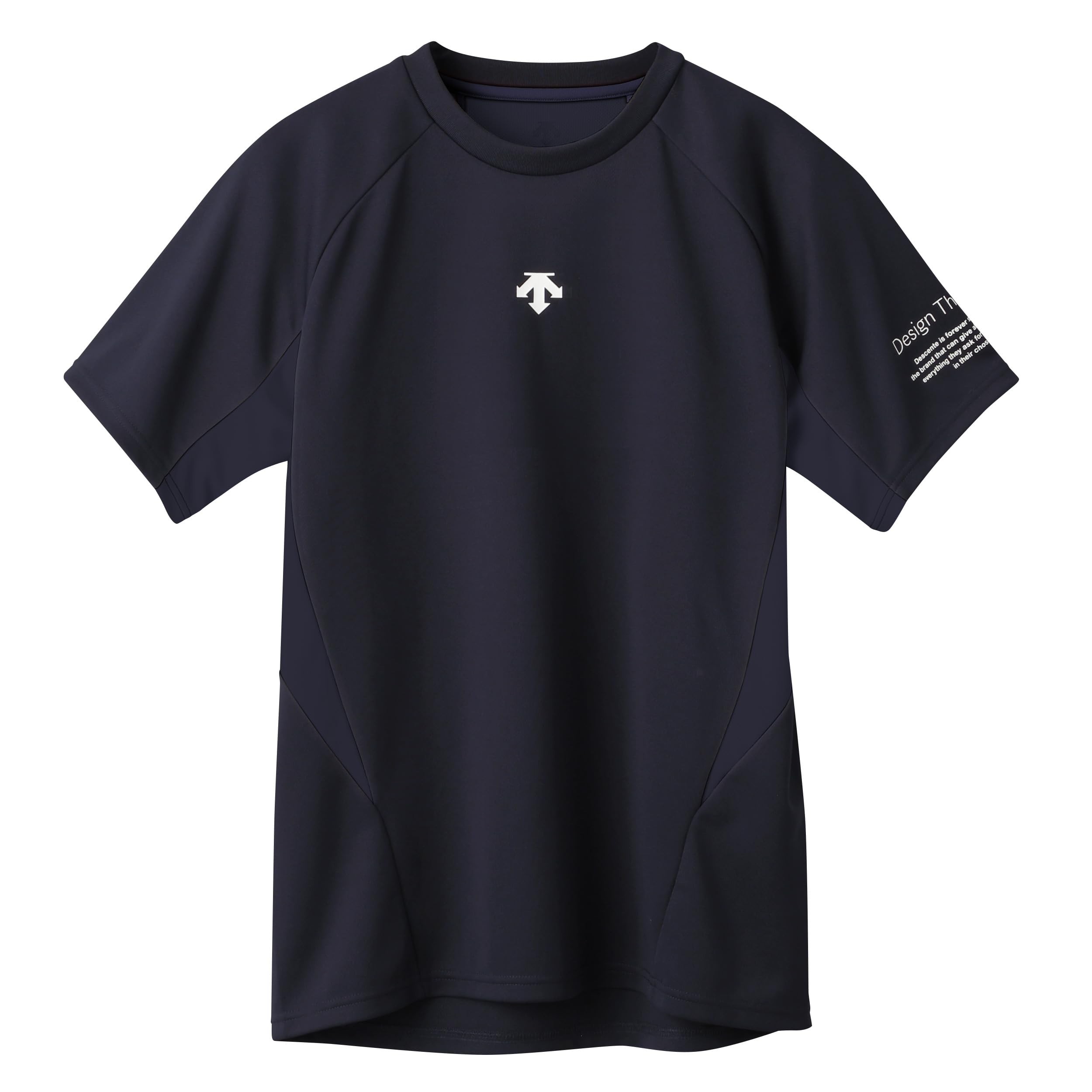 

Short Sleeve Short Sweat Quick Easy to Raglan Club [DESCENTE] Shirt, Volleyball, Sleeve, Absorbent, Drying, Breathable, Move, Sleeve, Men s, Women s,