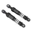 RC Car Oil Shock Absorber Lightweight Aluminum Alloy Water Resistant 75mm RC Car Dampers for SCX10 1/10 RC Car Black