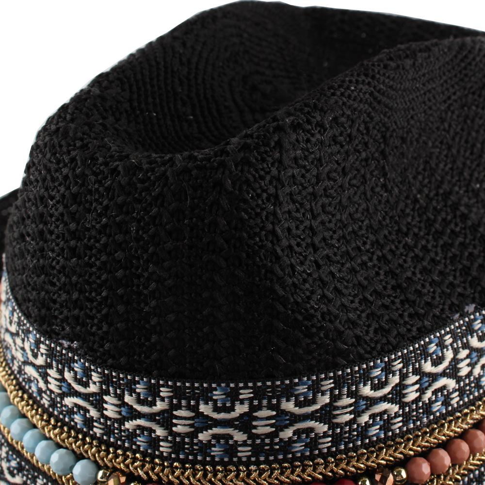 Summer American style western cowboy hat outdoor outing sun hat beach sun protection sun hat women breathable hat