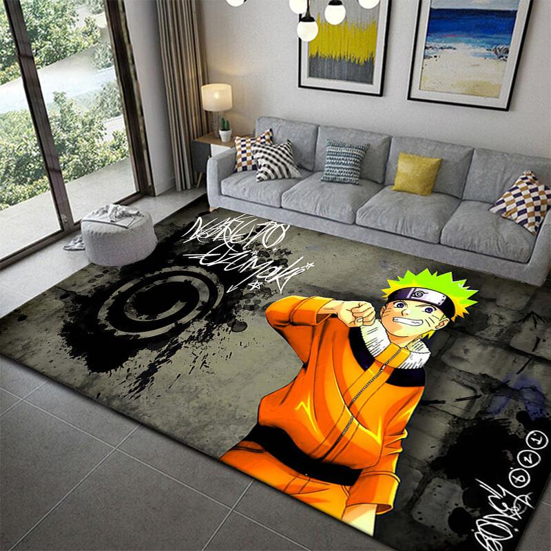 Naruto Premium Print Area Rug Non-Slip Durable Floor Carpet for Home Decor 60x90cm