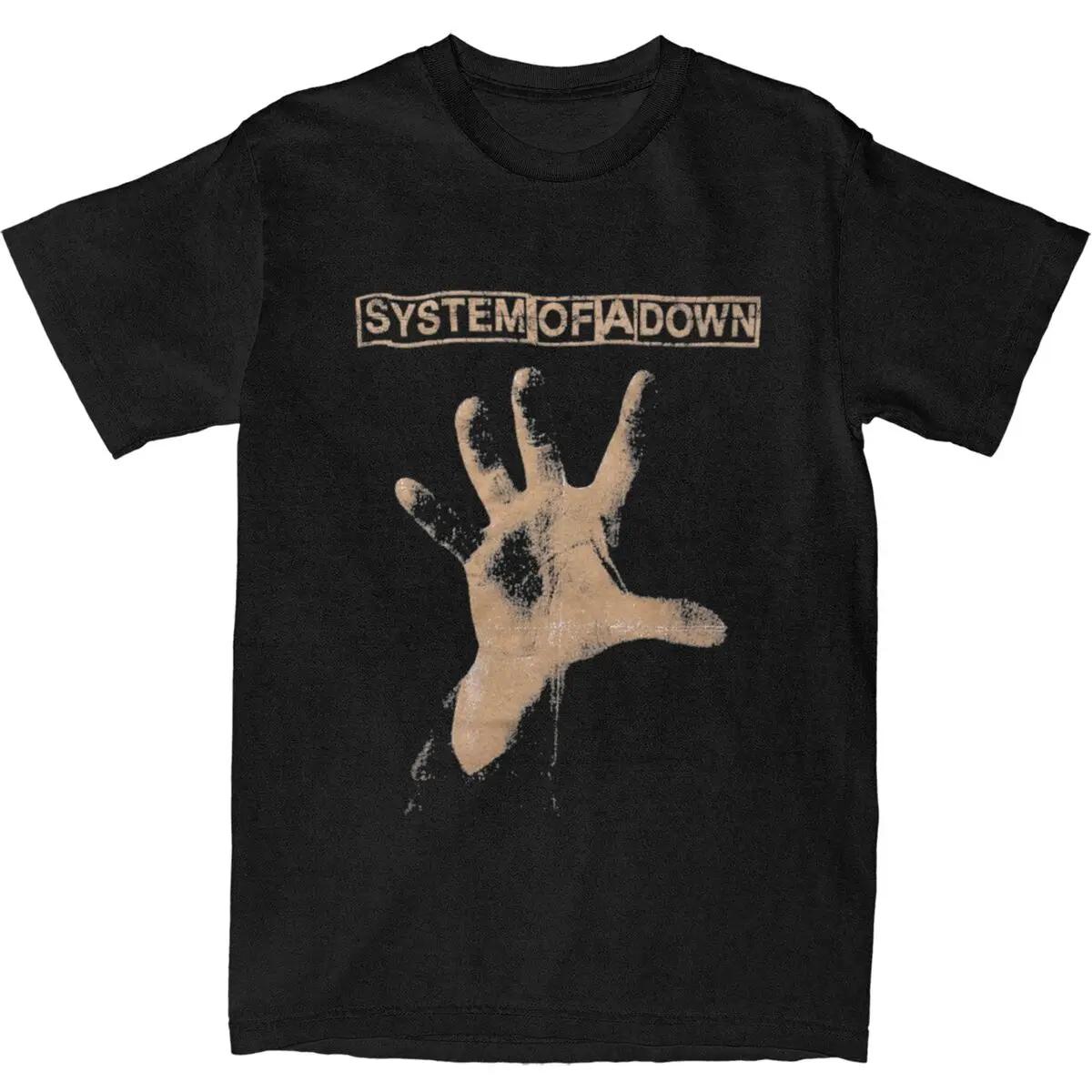 The Hand-system Of A Down Tshirt Summer Streetwear Tshirt... M