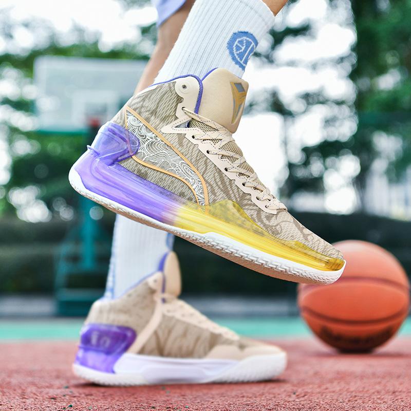 Pánské basketbalové boty Prodyšné odpružení Protiskluzové Odolné Běžecké boty Gymnastický trénink Atletické basketbalové tenisky pro ženy