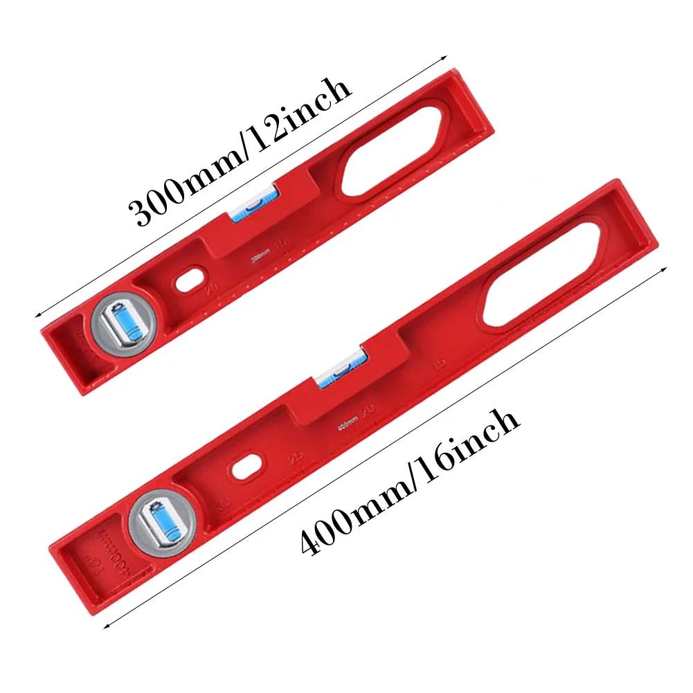 30/40cm Level Ruler High-Precision Measurement Aluminum Hollow Handle Household Wall Tile Level Ruler Measuring Rulers