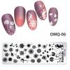 DIY Stainless Steel Rectangular Nail Art Stamping Plate