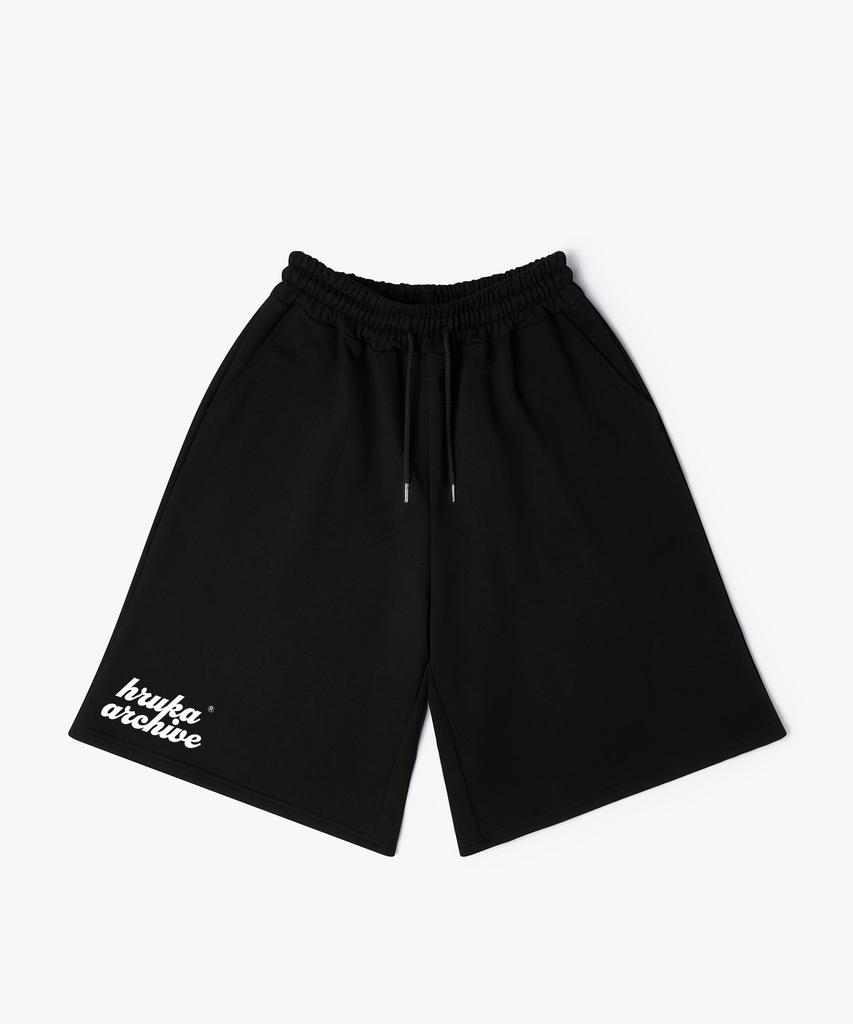 Hilukaakaibeu Overlap Logo Bermuda Pants