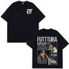 Sångare TINI STOESSEL Futtura Album 2025 Turné Vintage T-shirt Herr Dam Hiphop T-shirts Kortärmade Bomulls-T-shirts Streetwear