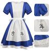 Anime Alice Princess Dress Maid Apron Dress Game Madness Returns Alice Cosplay Costume For Women Girls Halloween Party