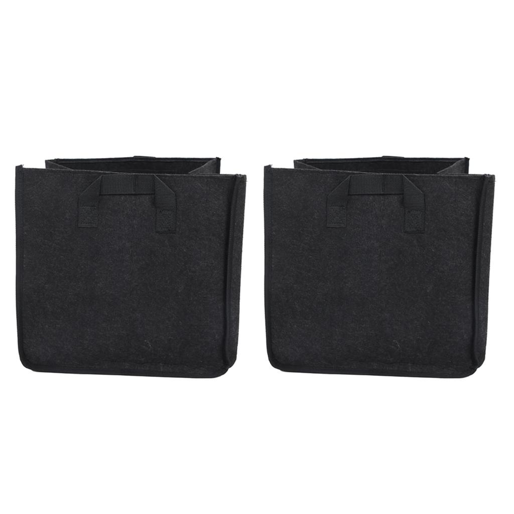 2PCS Plant Grow Bags Felt Vegetable Growing Pots with Handles Flower Planting Bed25Gallon