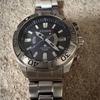 Used CITIZEN PROMASTER Promaster Divers 200m Eco Drive Has a Hanger On the Glass On the Front and Is Suitable for Everyday Use.