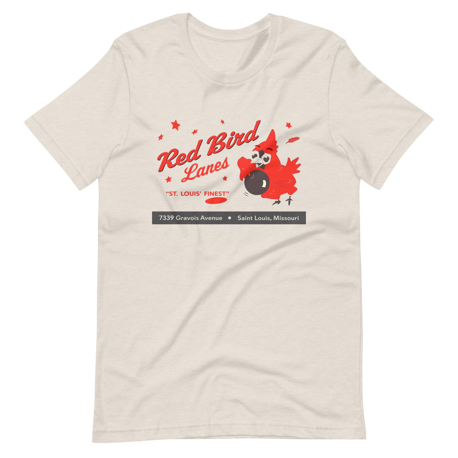 Red Bird Lanes T-Shirt - St Louis, MO | Retro Bowling Alley Tee XXXXL