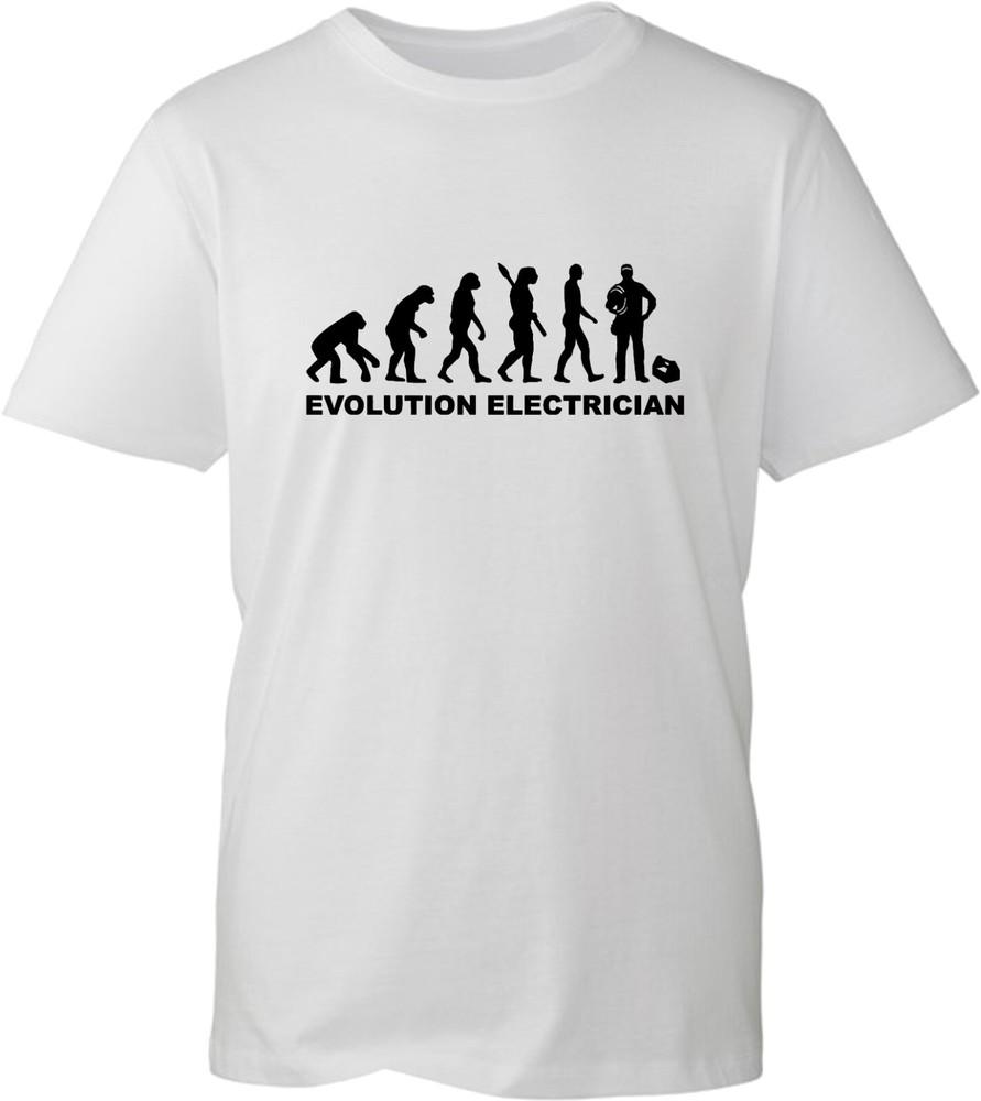 Evolution Of Electrician TShirt Huunisex Evolution Electrical Engineer Unisex Top