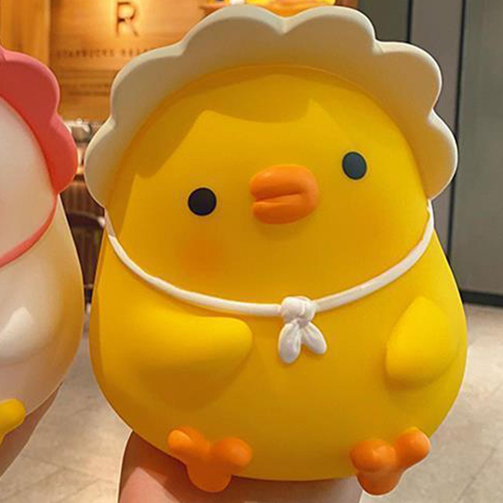 

Детская копилка Милая мультяшная копилка для денег и монет Противоударная Виниловая смола Копилка для мальчиков и девочек Желтая утка Ключевые слова