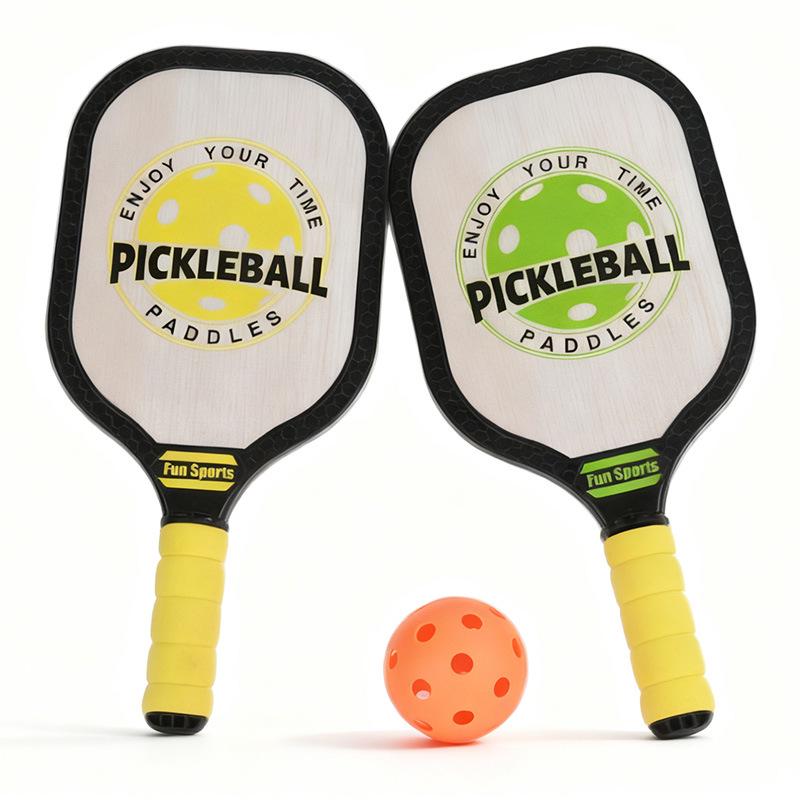 Kids' Pickleball Paddle Set: Beginner Indoor/Outdoor Parent-Child Sports Training