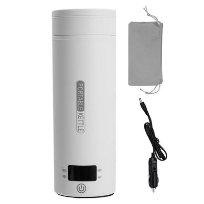 400ml Temperature Control Mug Car Electric Kettle Travel Electric Heated Mugs 12V LCD Display Quickly Heating Supplies For Auto
