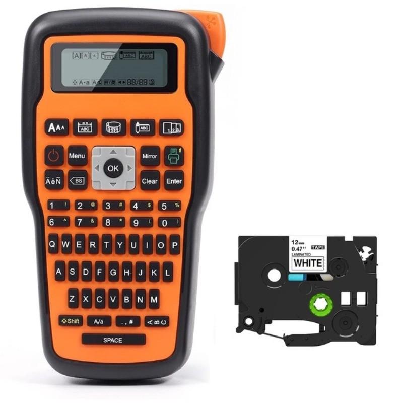 Mini Industrial Printer Print Tube Adhesive Label Satin Ribbon Fabric Label Portable Handheld Label Maker