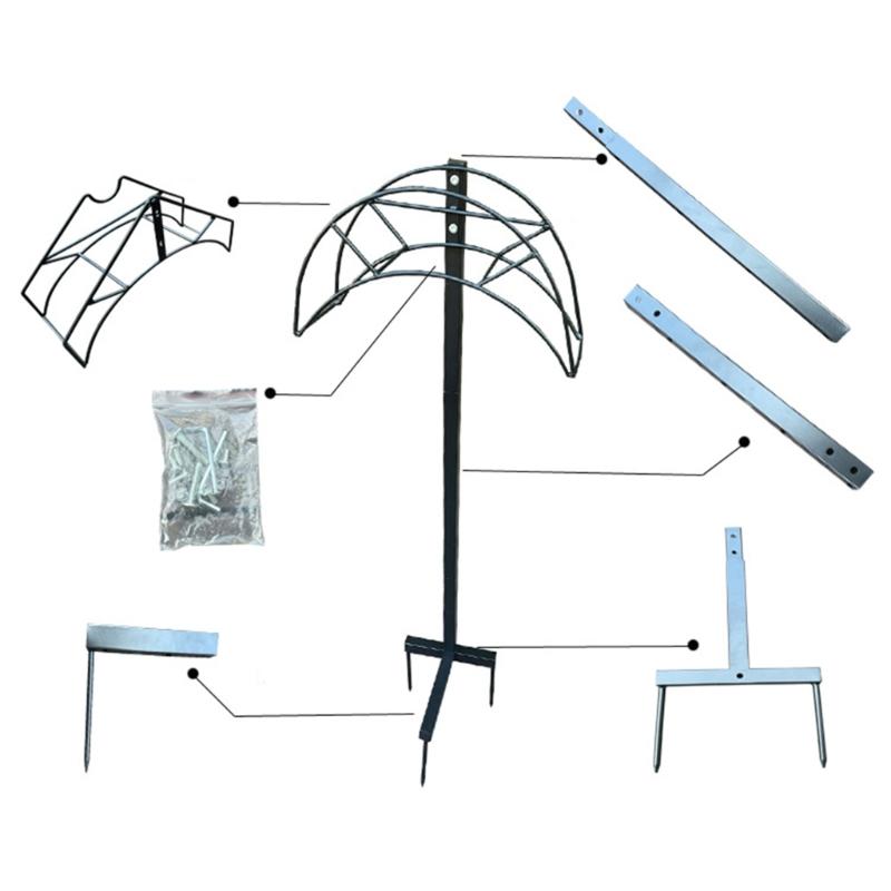 Trädgårdsslanghållare Bärbar slangkrok för trädgårdskran Vattningsslangorganisatör för slangtillbehör Förvaringsställ Stående