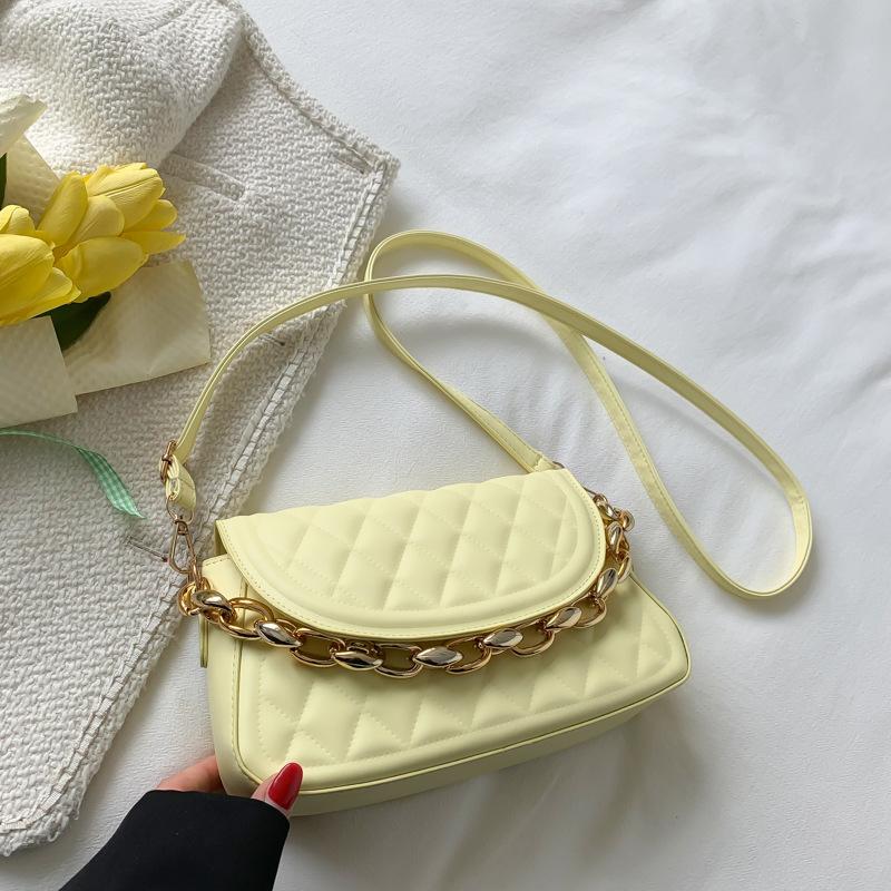 

Casual retro small bag 2024 summer new simple fashion messenger bag simple shoulder bag casual small square bag жовтий