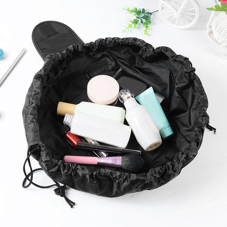 quick drawstring makeup bag