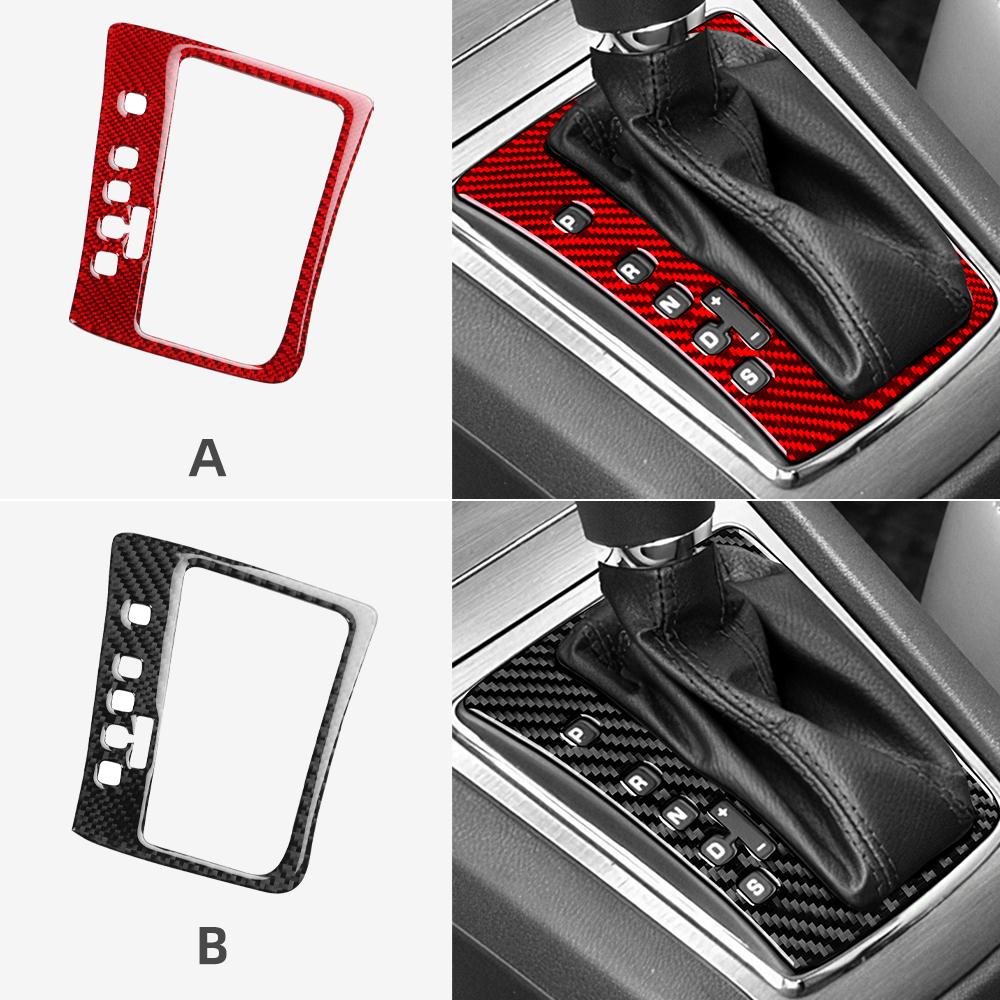 Carbon Fiber Gear Shift Collar for Skoda Octavia 2005-2013 MK2 A5 Interior Trim Left Hand Drive 1 / Black Carb