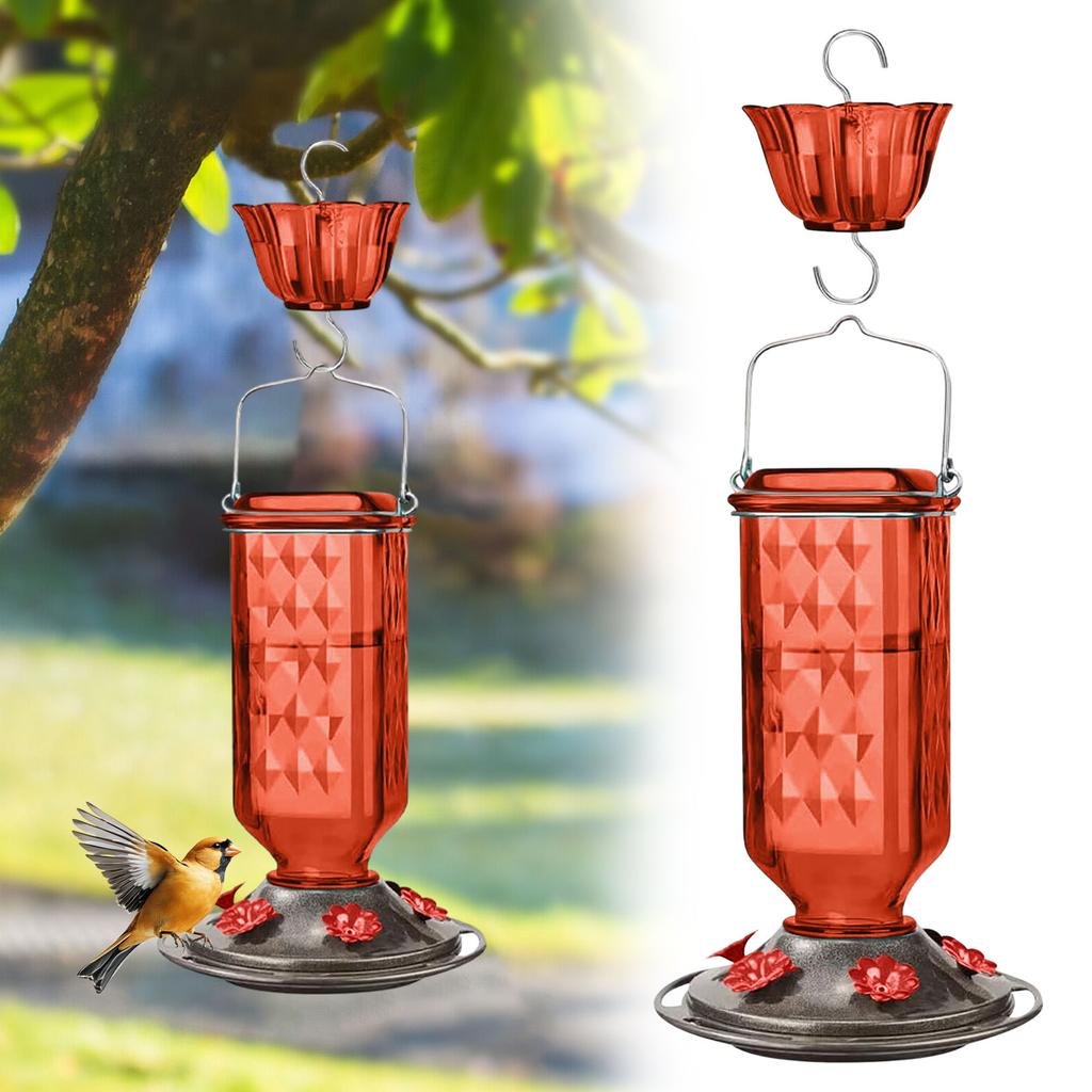 Hanging Plastic Bird Feeder for Garden Outdoor Birds