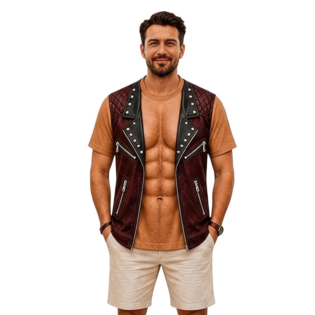 T-shirt da uomo con stampa muscolare 3D, girocollo, manica corta