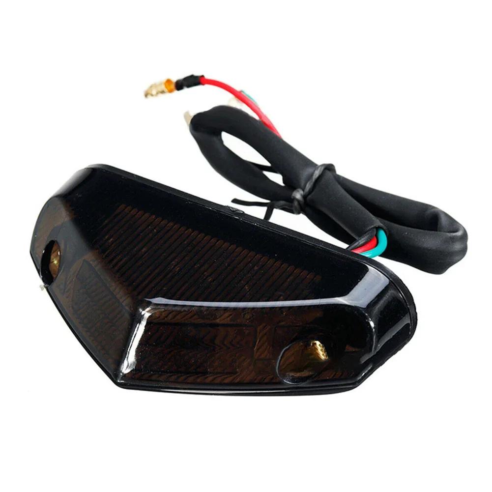 

Автомобиль 26 см Белый Красный Черный Мотоцикл Фара Задний фонарь Задний стоп-сигнал Индикаторы DRL для кроссовых мотоциклов чёрный