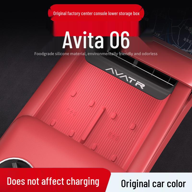 Silicone Protective Pad for Avatr 06 Wireless Charger - Original Car Color