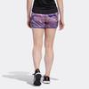 Adidas Abstract Pattern Printed Elastic Waist Running Shorts Women Shorts Purple FL7253