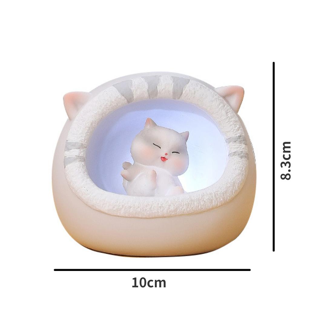 Creative Cute Cat Room Night Light Cute Cat Bedhead Sleep Light Charging Touch Atmosphere Light