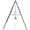 VidaXL Balançoire Simple Orange Aire de Jeux Portique Balancelle pour Enfant 91361