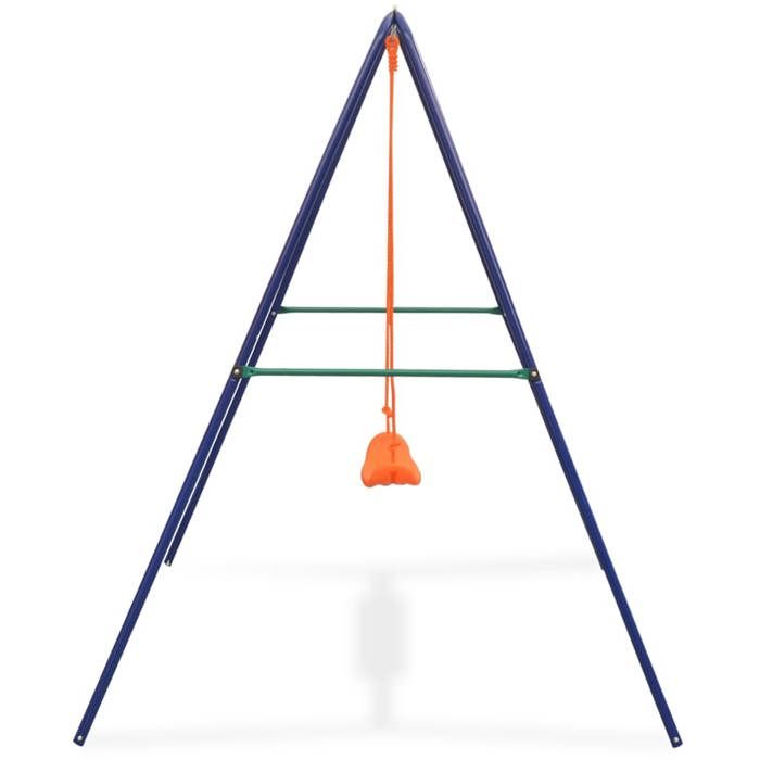 VidaXL Balançoire Simple Orange Aire de Jeux Portique Balancelle pour Enfant 91361