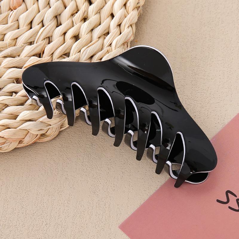 1pc New French Acetate Claw Clip for Women, Large Size, Rear Head, Hair Clip for Thick Hair, High-