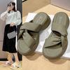Fashion Beach Shoes Ladies' Slippers Luxury Slides Platform Low Slipers Women Rubber Flip Flops Sabot Designer 2025 Hawaiian PU Rome Hoo