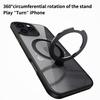 For iPhone 16 Pro Kickstand Case TPU+Acrylic Clear Phone Cover Compatible with MagSafe