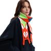 Women Scarf Cartoon Fox Design Faux Cashmere Soft Warm Scarf Autumn Winter Long Scarf Versatile Clothing Accessory