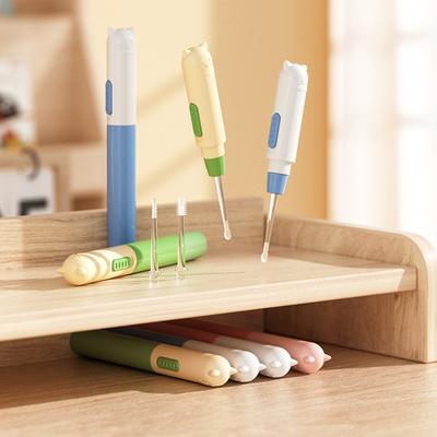 Pinzas luminosas para limpiar los oídos con dibujos animados para bebés, herramientas para el cuidado de la salud.