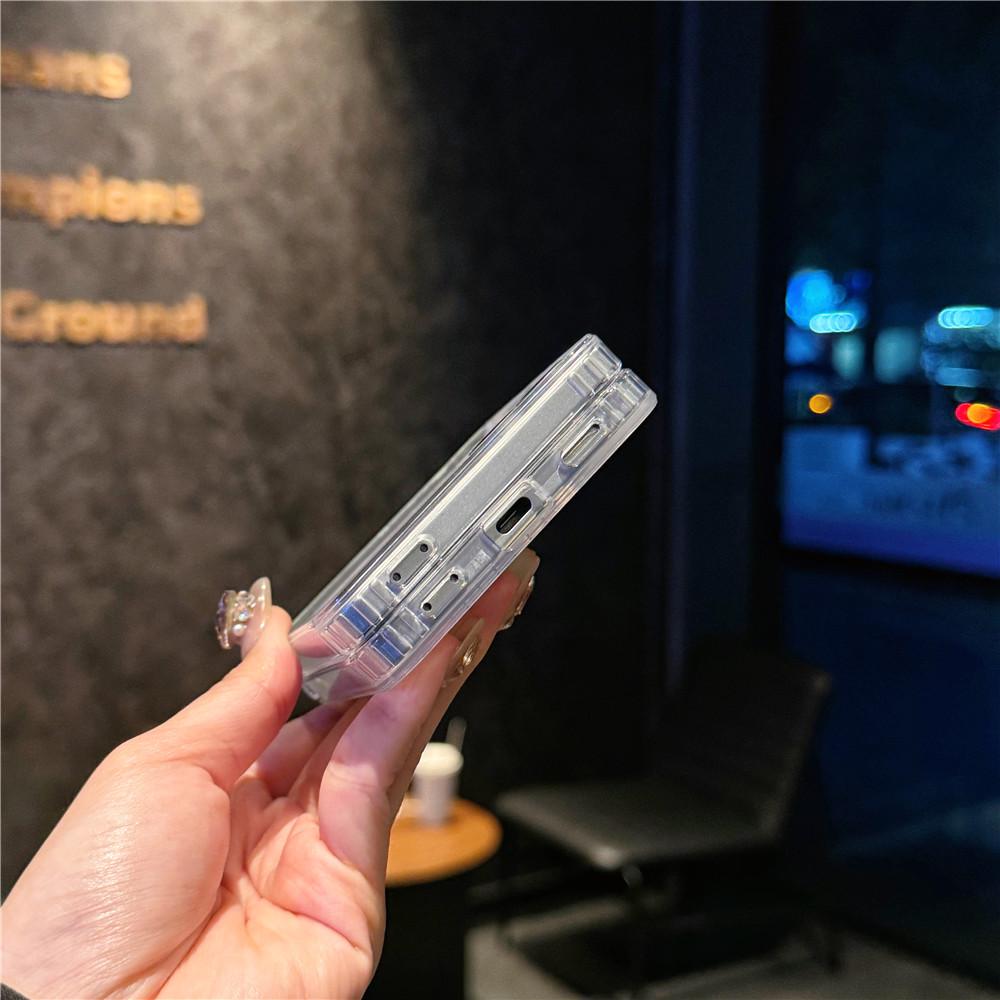 Samsung Z Flip7 Foldable Case - Laser Gradient Frosted Magnetic for Z Flip6/5/4/3