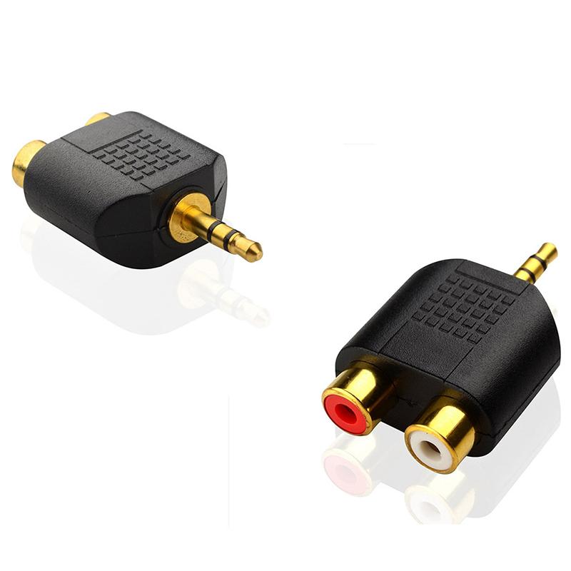 For DVD Amplifi Universal Cable 3.5mm Jack Stereo Audio Cable To Socket Female To Male To Headphone 3.5 AUX Y Adapter