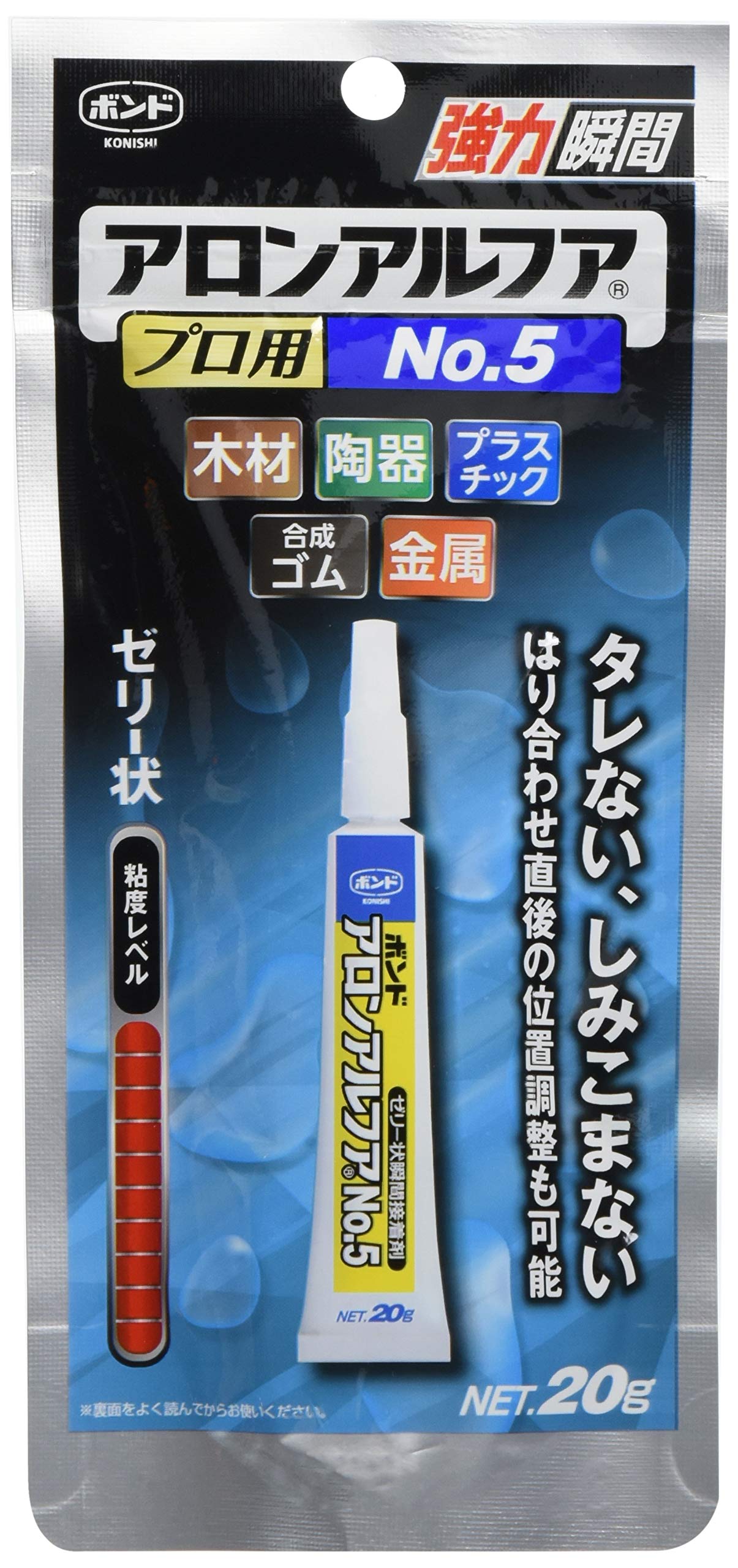 

Konishi Aron Alpha Pro 5 No. Bond, 20g, 5-Pack #35045
